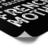 Ik ben opgevoed door een Franse moeder Poster (Hoek)