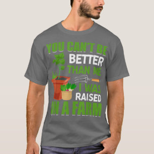 Ik ben opgevoed op Boerderij grappige boerentracto T-shirt