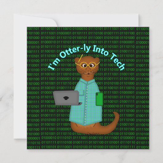 Ik ben Otter-lijk Verliefd op Tech (Voorkant)