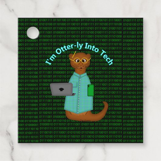 Ik ben Otter-ly in Tech Bedankjes Labels (Voorkant)