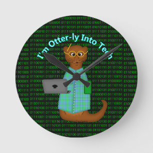 Ik ben Otter-ly in Tech Ronde Klok