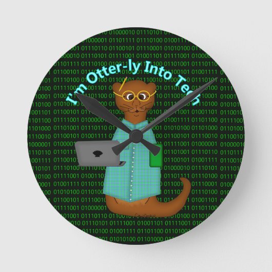 Ik ben Otter-ly in Tech Ronde Klok (Voorkant)