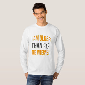 Ik ben ouder dan het internet t-shirt