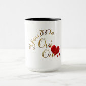 ik ben oui franse liefhebbers van schattige mok va (Midden)