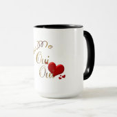 ik ben oui franse liefhebbers van schattige mok va (Voorkant rechts)