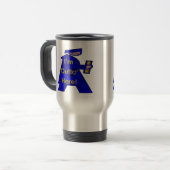 Ik ben Outta Hier Afstuderen T Shirten en geschenk Reisbeker (Voorkant links)