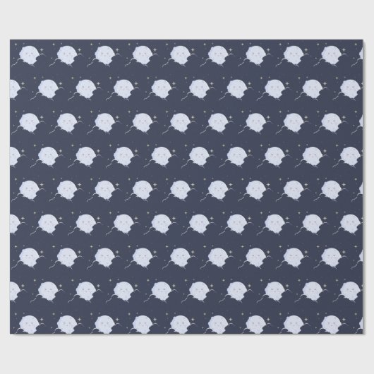 Ik ben over de maan voor je Valentijn Cadeaupapier (Vlak)