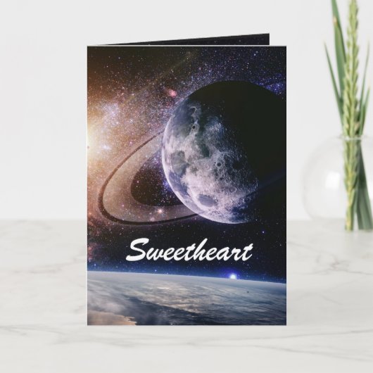 IK BEN OVER DE MOON VALENTIJN kaart (Voorkant)