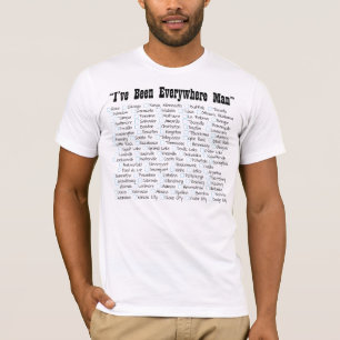 Ik ben overal Man geweest T-shirt