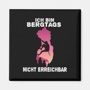 Ik ben overdag niet bereikbaar Klimcadeau Fu Magneet