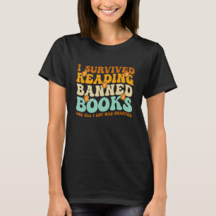 Ik ben overgelopen met het lezen van verboden boek t-shirt