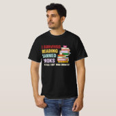 Ik ben overgelopen met het lezen van verboden boek t-shirt (Voorkant volledig)