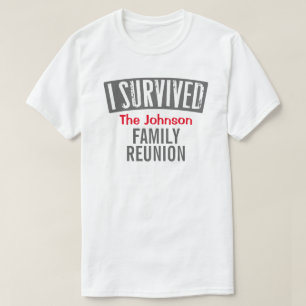 Ik ben overleven - Gezinshereniging - Personalisee T-shirt