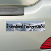 Ik ben overlevende Tuckerman's Bumpersticker (Op auto)