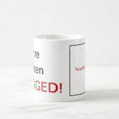 Ik ben overvallen! koffiemok (Center)