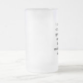 Ik ben overvloed aan rijkdom, goede gezondheid en. matglas bierpul (Center)