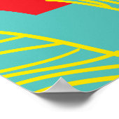 Ik ben overvloed door dankbaar bevrediging te zijn poster (Hoek)