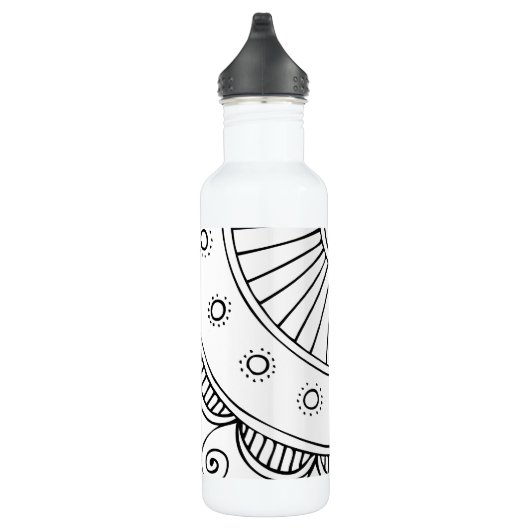 Ik ben overvloed door dankbaar bevrediging te zijn waterfles (Rechts)