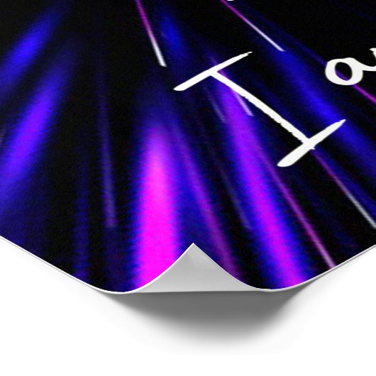 Ik ben overvloedig positief gestemd poster (Hoek)