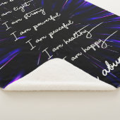 Ik ben overvloedig positief gestemd sherpa deken (3/4)