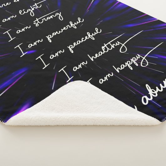 Ik ben overvloedig positief gestemd sherpa deken (3/4)