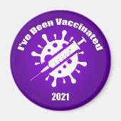 Ik ben Paars ingeënt Magneet (Voorkant)