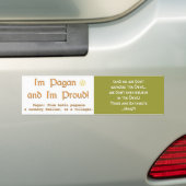 Ik ben Pagan en ik ben Proud! Bumpersticker (Op auto)