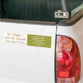Ik ben Pagan en ik ben Proud! Bumpersticker (Op Truck)