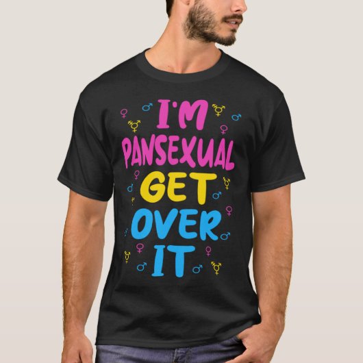 Ik ben panseksueel, accepteer het t-shirt (Voorkant)