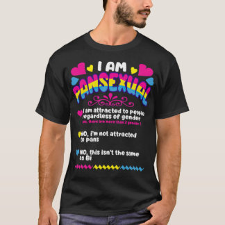 IK BEN PANSEXUAL Humor Joke LGBT T-shirt