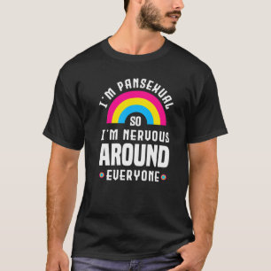 Ik ben Pansexual Rainbow Flags Pan Pride Pansexual T-shirt