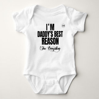 "Ik ben papa's beste reden" Baby Bodysuit. Romper