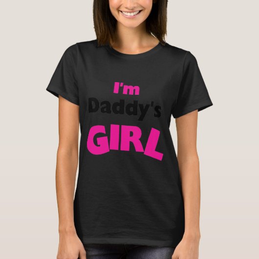 Ik ben papa's Girl Tshirts en Gifts (Voorkant)