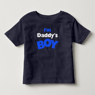 Ik ben papa's jongen kinder shirts