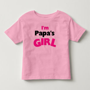 Ik ben Papa's meisje Kinder Shirts