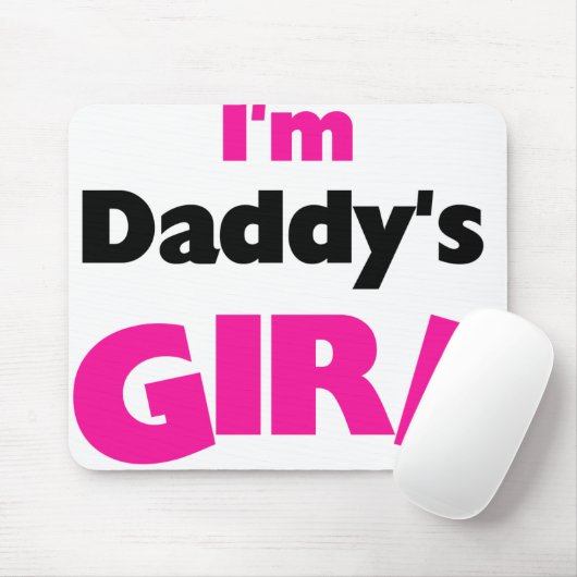 Ik ben papa's meisje  muismat (Met muis)