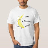 Ik ben Peelin. - Funny Fruit Pun T-shirt (Voorkant)