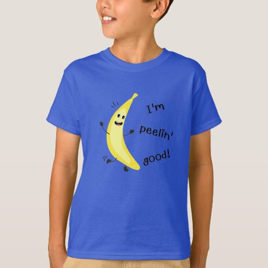 Ik ben Peelin. - Funny Fruit Pun T-shirt (Voorkant)