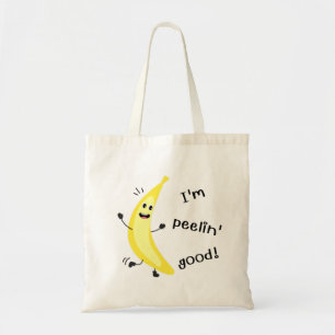 Ik ben Peelin. - Funny Fruit Pun Tote Bag