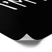 Ik ben Peelin Good Funny Fruit Pun Dark BG Poster (Hoek)