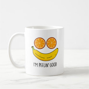 Ik ben Peelin Good Funny Fruit Pun Koffiemok