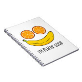 Ik ben Peelin Good Funny Fruit Pun Notitieboek (Rechterzijde)