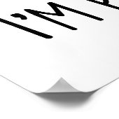 Ik ben Peelin Good Funny Fruit Pun Poster (Hoek)