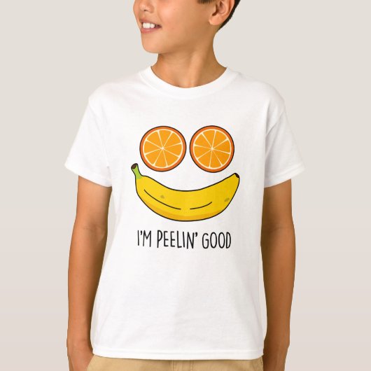 Ik ben Peelin Good Funny Fruit Pun T-shirt (Voorkant)