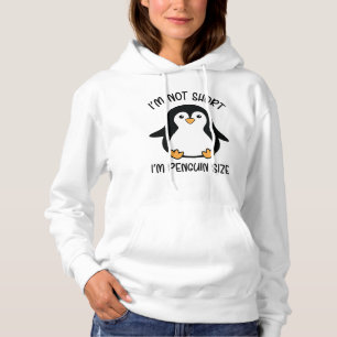 Ik ben Penguin Size, Short Girl Appreciation Day Hoodie