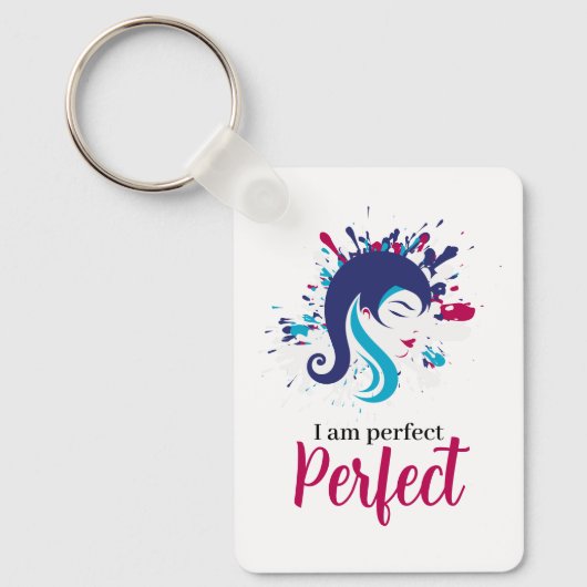 Ik ben perfect sleutelhanger (Voorkant)