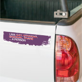 IK BEN PERSOON -.png Bumpersticker (Op Truck)