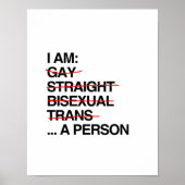 IK BEN PERSOON POSTER (Voorkant)
