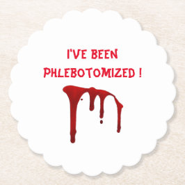 Ik ben Phlebotomized. Kartonnen Onderzetters