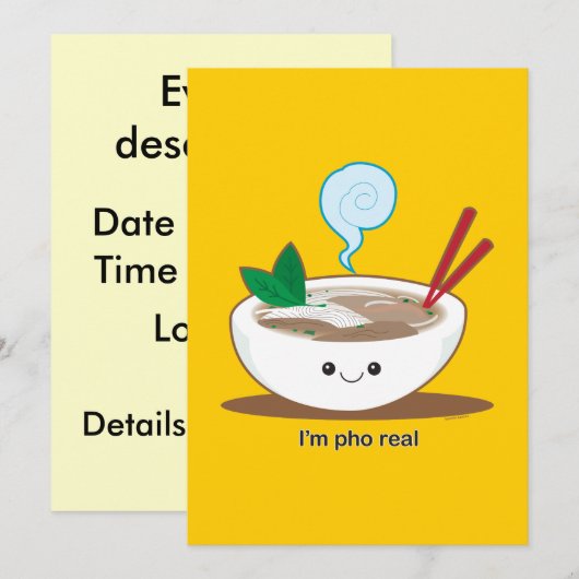 Ik ben Pho Real Kaart (Voorkant / Achterkant)